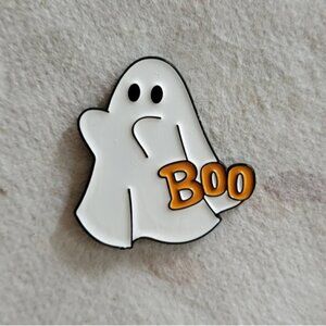 Boo Ghost Halloween Enamel Pin